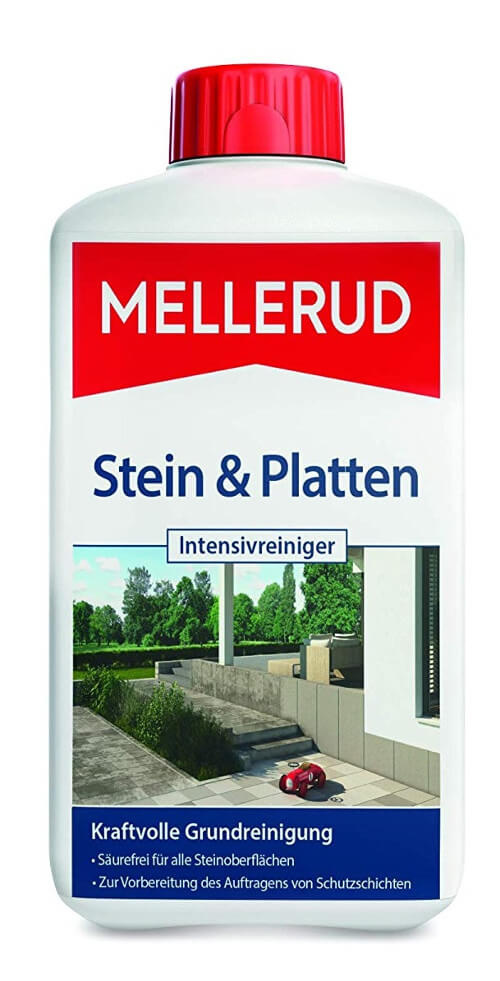 Reinigungsmittel für Steingartenbänke